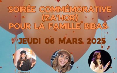 Soirée commémorative pour la famille Bibas